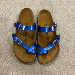 Womens Blue Birkenstocks